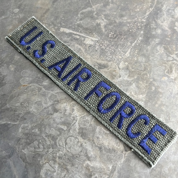U.S. AIR FORCE embroidered tape patch - vintage - Picture 6 of 10